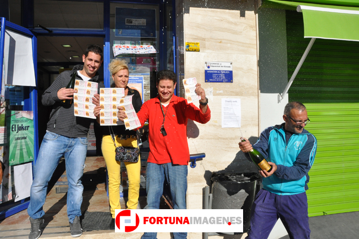 Primer premio de la Lotería Nacional, Sorteo Extraordinario por Lorca. Cae en Fortuna.